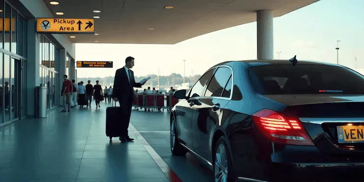 Private shuttle for airport transfers from IAH and Hobby to Galveston cruise port.