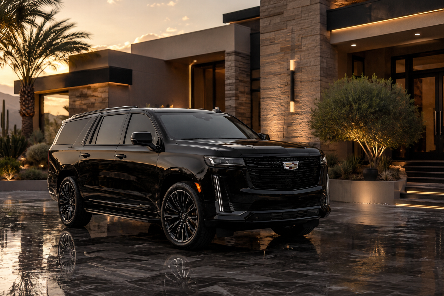 Luxury Black SUV