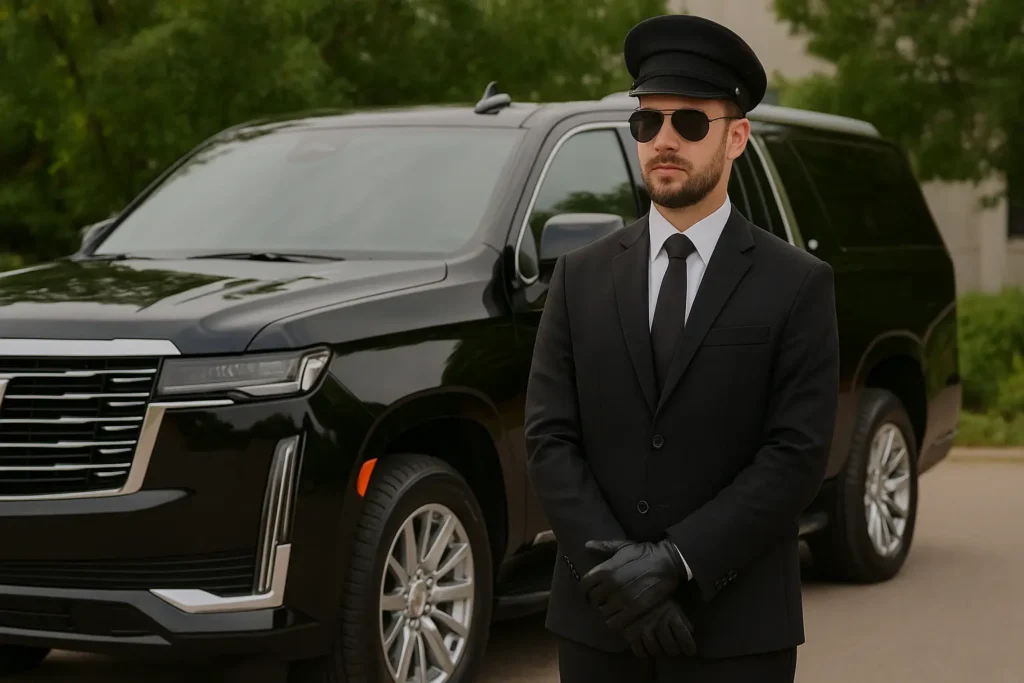 Houston to Austin Car Service – Premium Texas Intercity Intersect 80 Professional Chauffeur in Dallas with Luxury Black Escalade