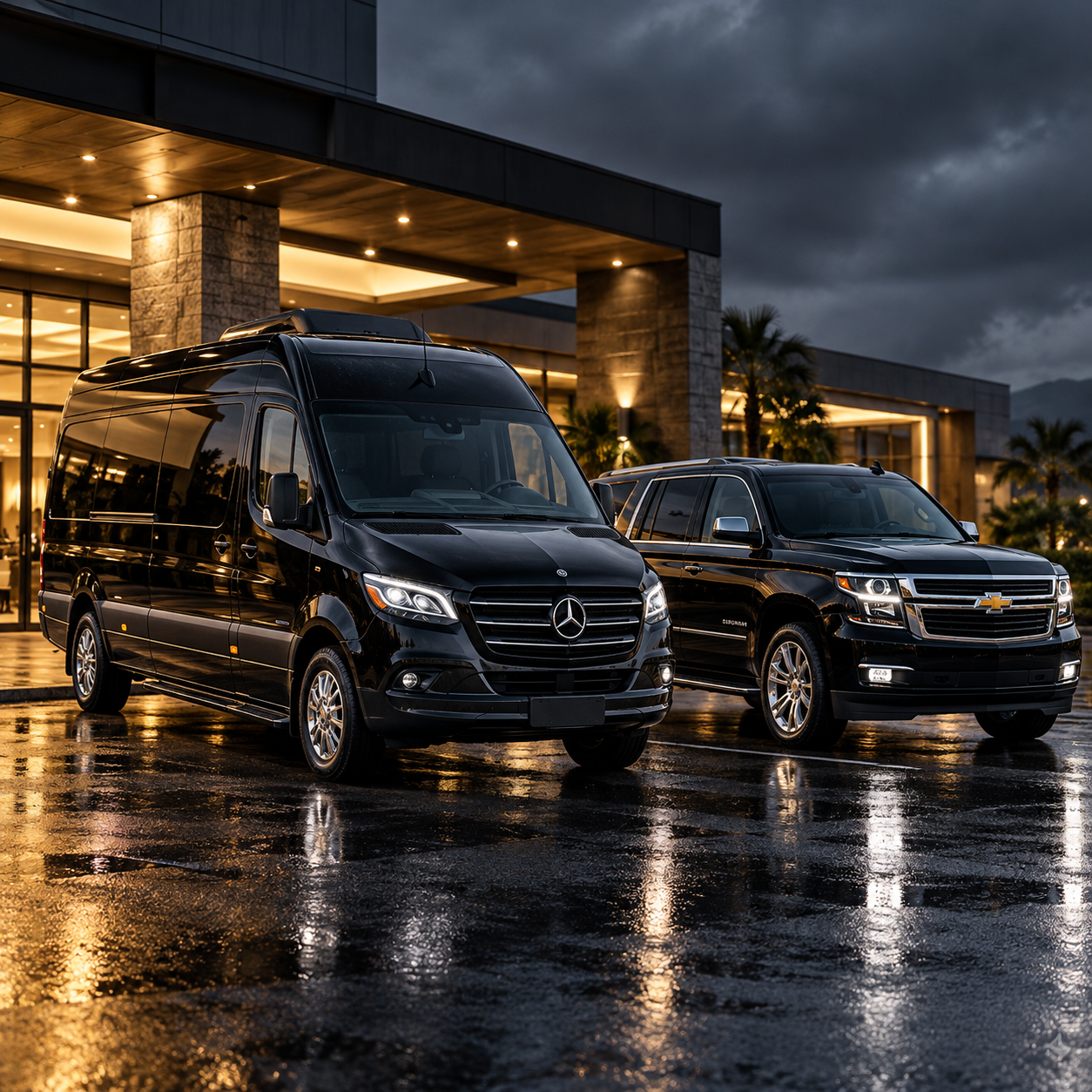 Upgraded Luxury Mercedes-Benz Sprinter Van + SUV